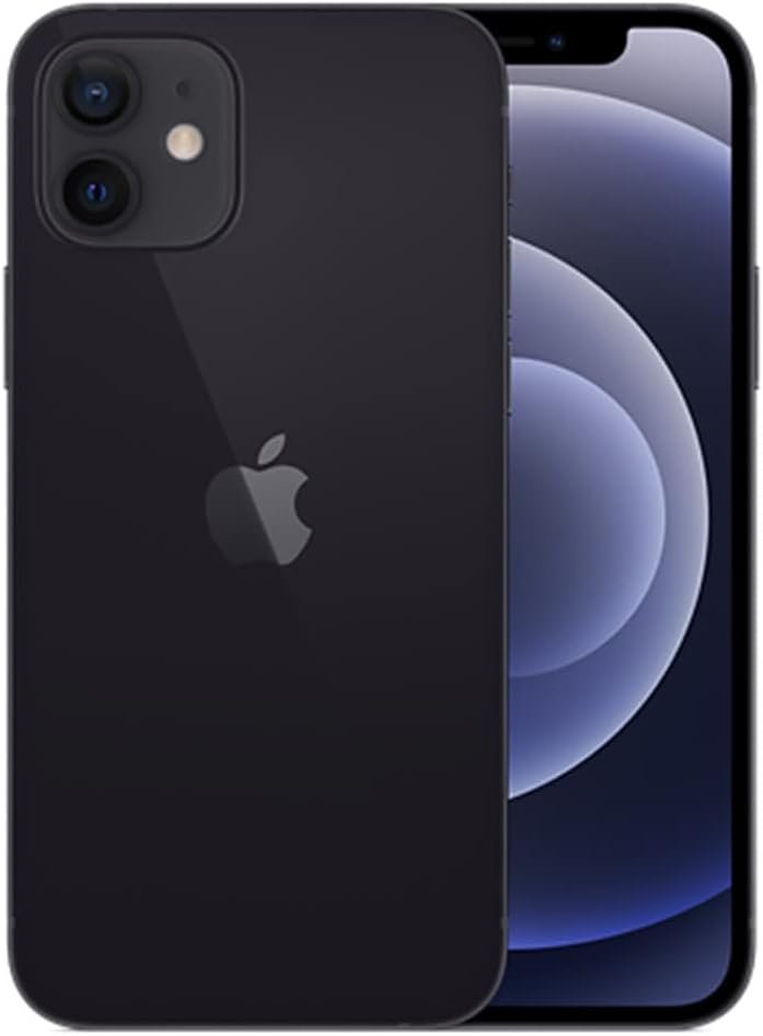 Apple iPhone 12, 64GB, Black - Fully Unlocked (Renewed)