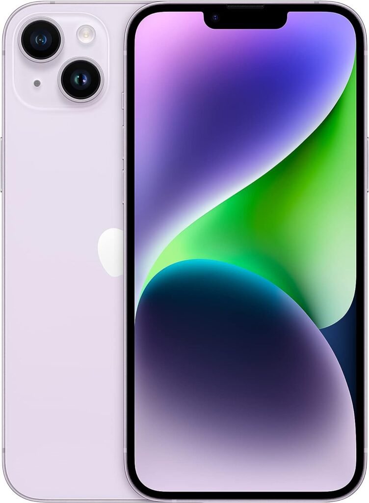 Apple iPhone 14 Plus, 128GB, Purple - Unlocked (Renewed Premium)