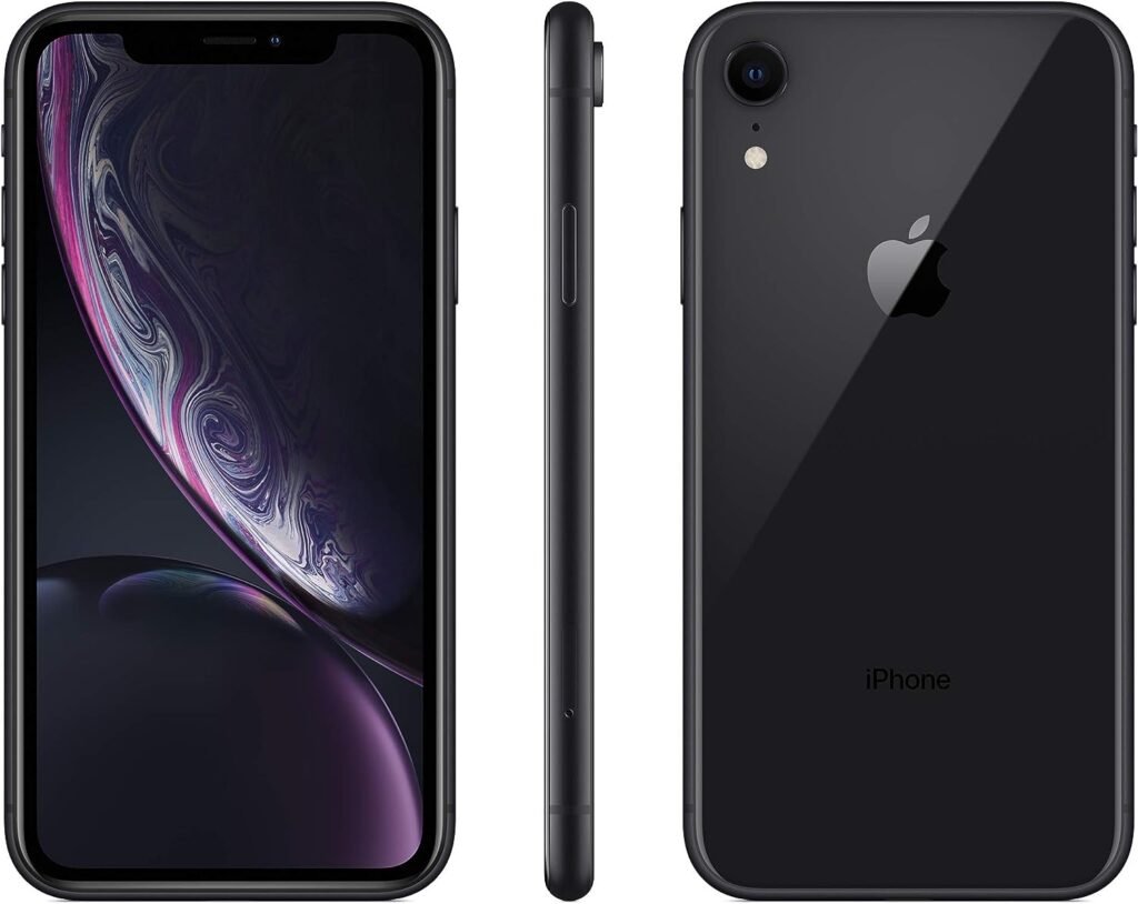 Apple iPhone XR, US Version, 128GB, Black - Unlocked (Renewed)