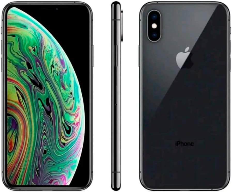 Apple iPhone XS, US Version, 64GB, Space Gray - Unlocked (Renewed)