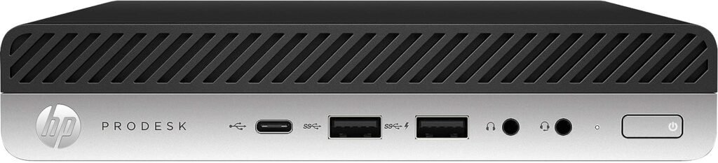 HP ProDesk 600 G3 Mini PC Desktop Intel Core i5-6500T (Quad Core) 16GB RAM 256GB PCIe Solid State Drive USB-C Windows 10 Professional (Renewed)
