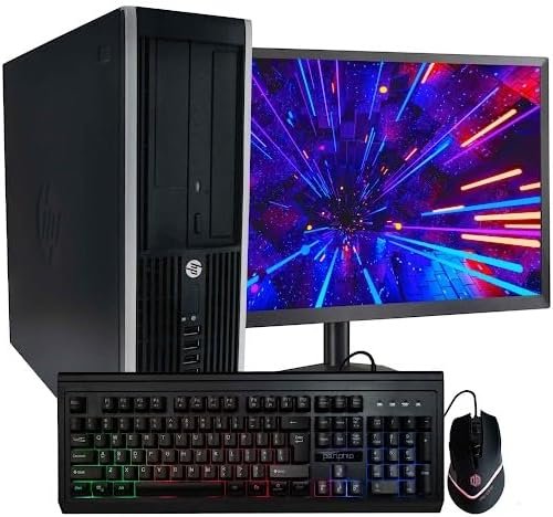 HP ProDesk 6200 Desktop Computer | Quad Core Intel i5 (3.2) | 8GB DDR3 RAM | 1TB HDD Hard Disk Drive | Windows 10 Professional | New 22in LCD Monitor | Home or Office PC (Renewed)