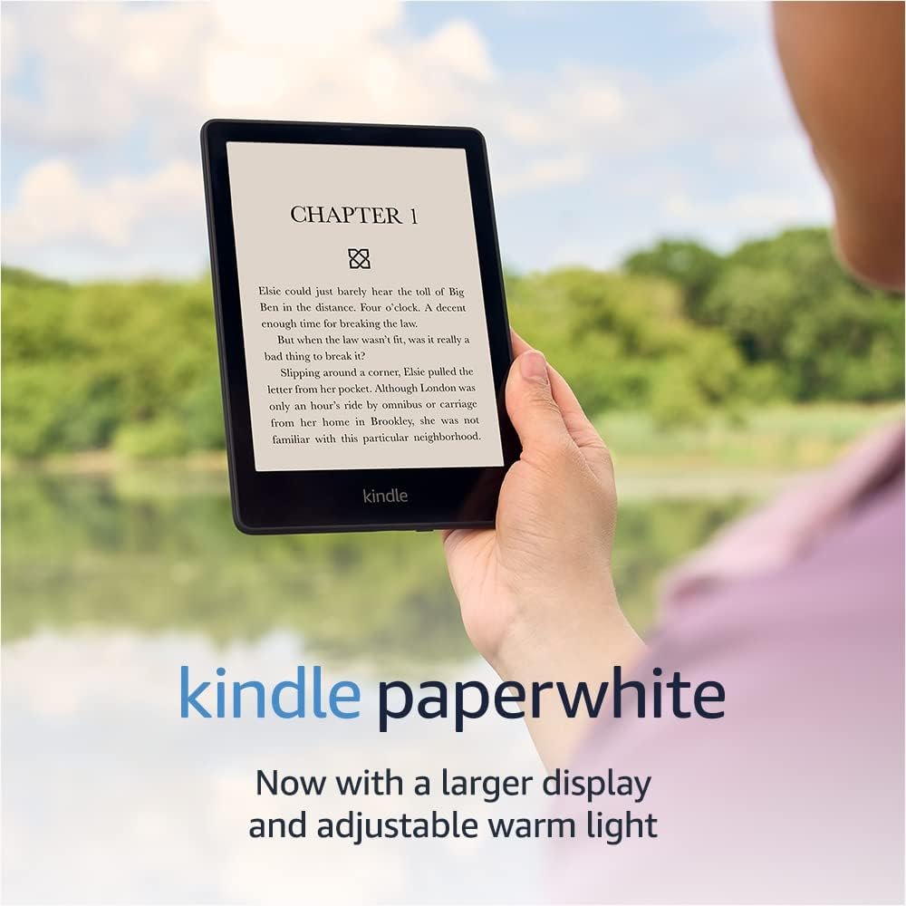 Kindle Paperwhite (8 GB) – Now with a 6.8 display and adjustable warm light – Black