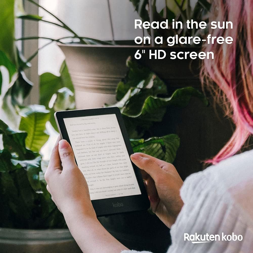 Kobo Clara HD 6 Carta E Ink Touchscreen E-Reader (Renewed)